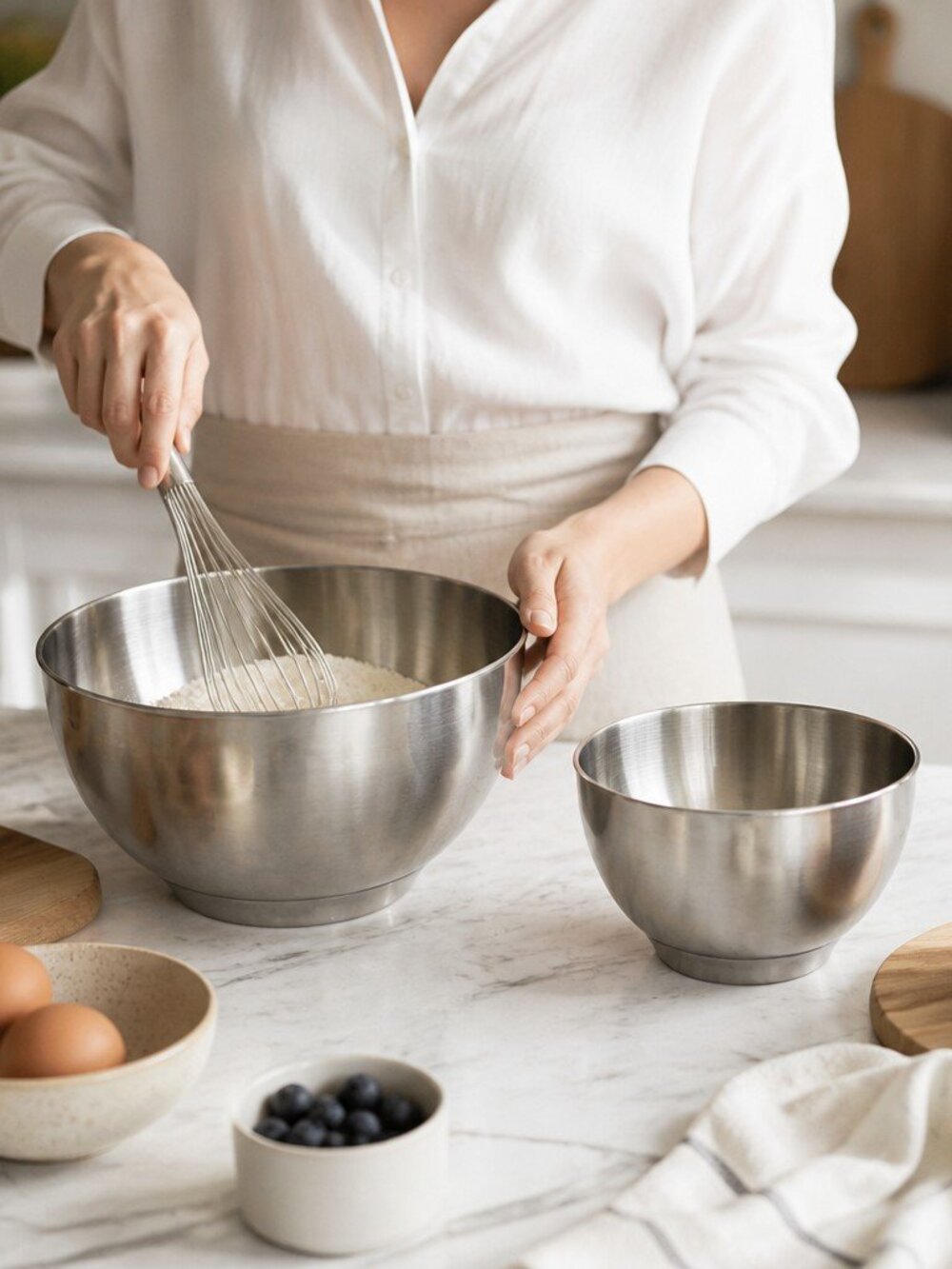 Hamilton Beach Scovill Model 25 Stand Mixer Nesting Bowl Set of 2 Replacement